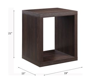 ACME Harel Accent Table, Walnut Finish AC00442
