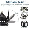 LED Garage Light, Alicosoty 16000LM 150W LED Garage Ceiling Lights, 5 Adjustable Panels Deformable Garage Light, 6500K Garage Lighting, LED Lights for