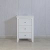 set of 2 pcs white 3 Drawer Nightstand with Charging Station and USB Ports & Power Outlets,Wooden Bed Side Table/End Table Modern Night Stands for Bed