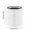 1 Pack Core 300 True HEPA Replacement Filters; Compatible With LEVOIT Core 300; Core 300S VortexAir Air Purifier; 3-in-1 H13 Grade True HEPA Filter Re