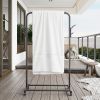 Coat Rack, Freestanding Metal Clothes Rack with Wheels, Standard Organizer for Hanging Clothes, Coats, Skirts, Shirts, Black Freestanding Metal Clothe