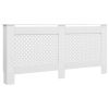 Radiator Cover White 67.7"x7.5"x32.1" MDF