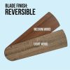 44 inch Hugger Indoor Ceiling Fan with Light Kit, Bronze, 5 Blades, Reverse Airflow