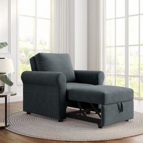 3-in-1 Sofa Bed Chair, Convertible Sleeper Chair Bed,Adjust Backrest Into a Sofa,Lounger Chair,Single Bed,Modern Chair Bed Sleeper for Adults (Color: as Pic)