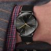 New Men's Watch Ultra-thin Fashion Watches Leather Simple Business Quartz Wristwatch Roman Masculine Male relojes Casual Clock
